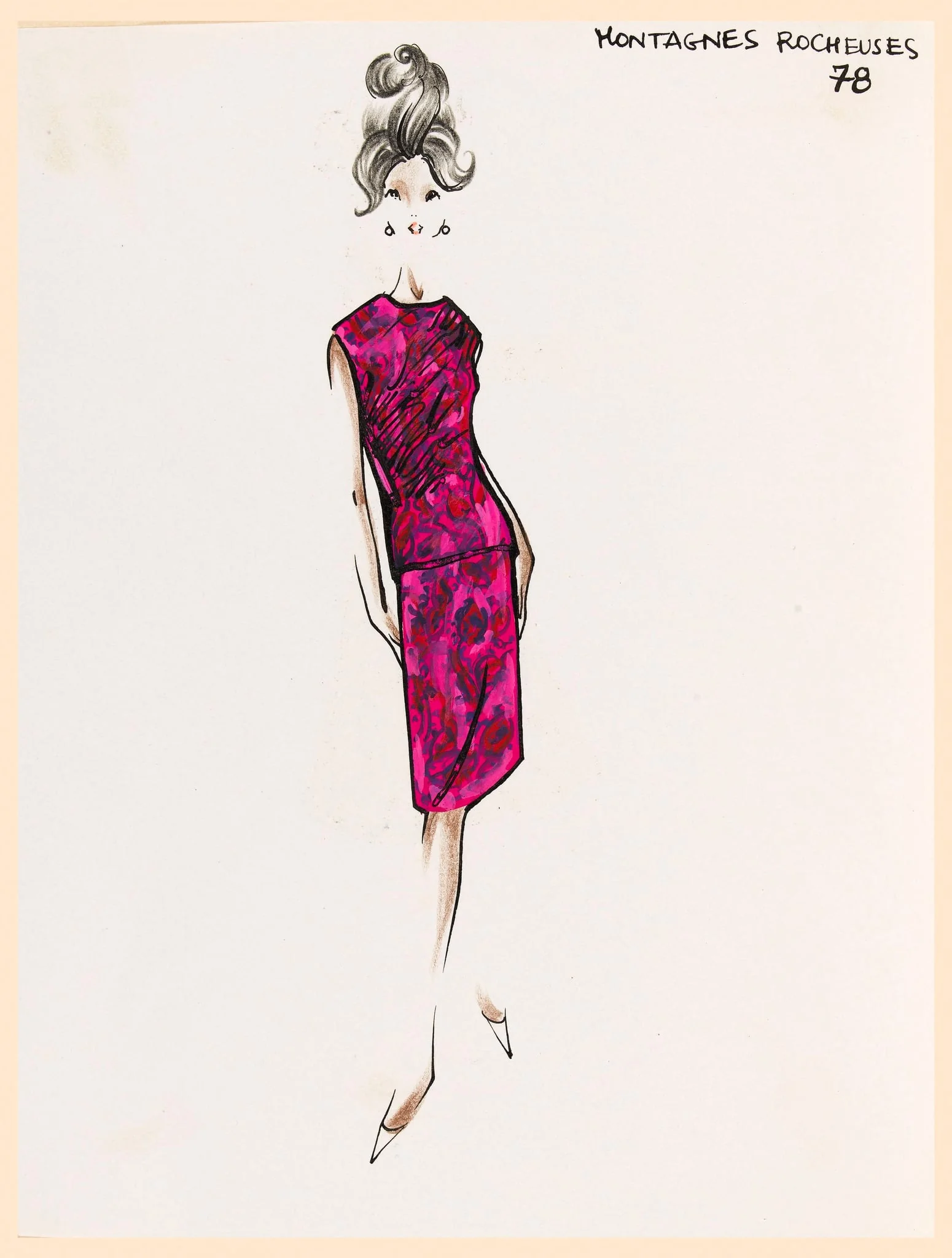 Montagnes rocheuses, by Marie-Louise Carven, 1962