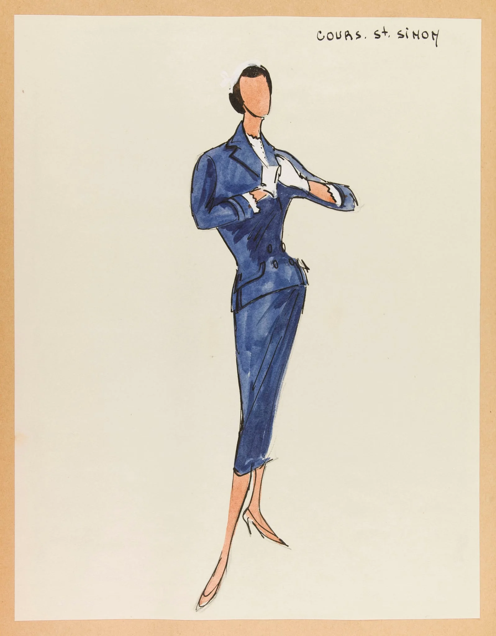 Cours St Simon, by Marie-Louise Carven, 1955