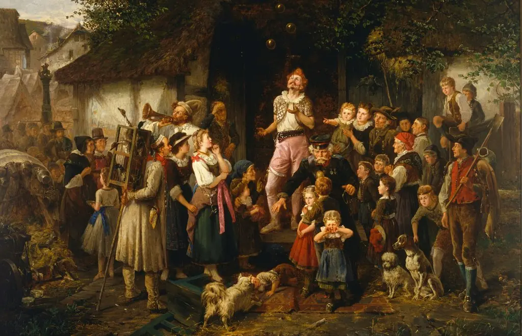 The juggler: a village fair