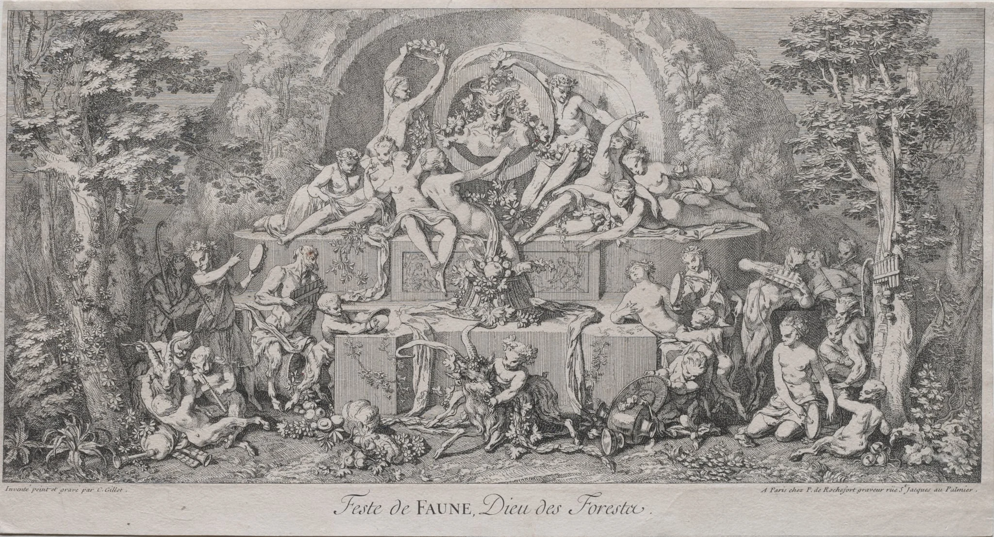 The Four Festivals:  Festival of Faune, by Claude Gillot, 1704