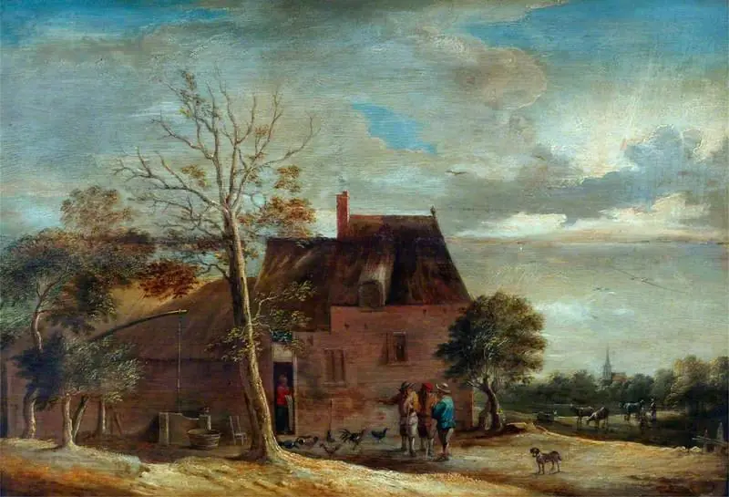Farmhouse with Figures