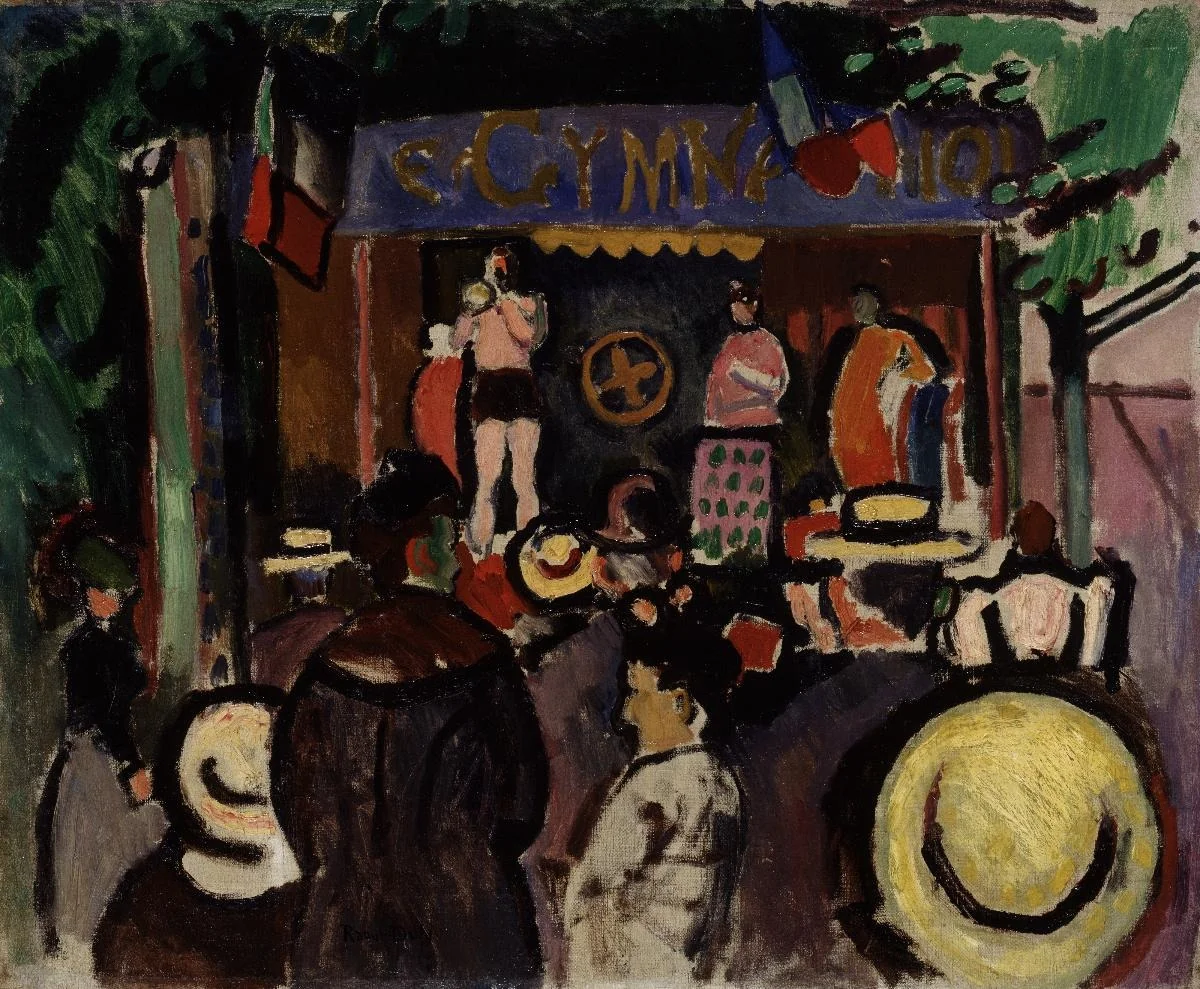 La Fête foraine, by Raoul Dufy, oil, 1906