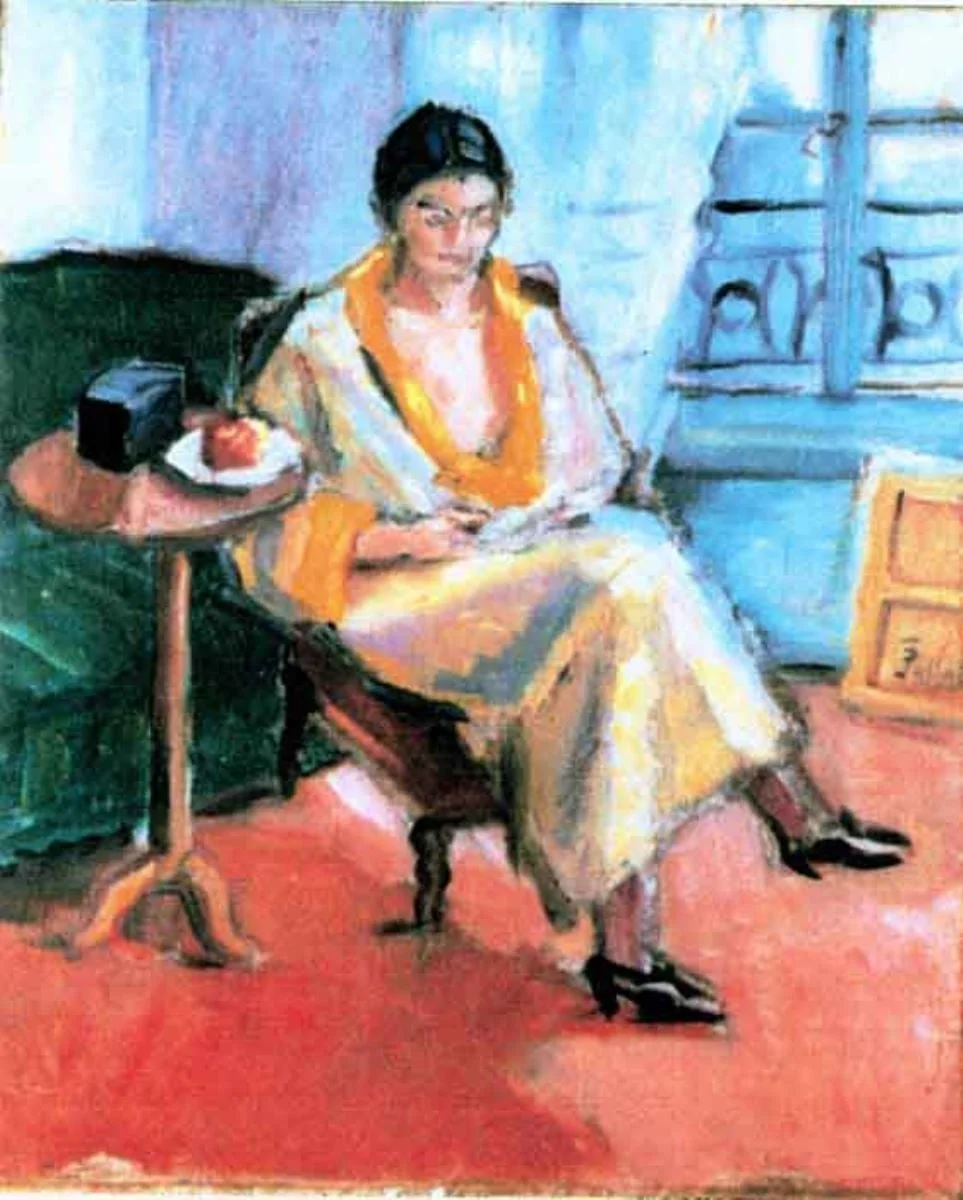 Portret de femeie (Femeie în interior)