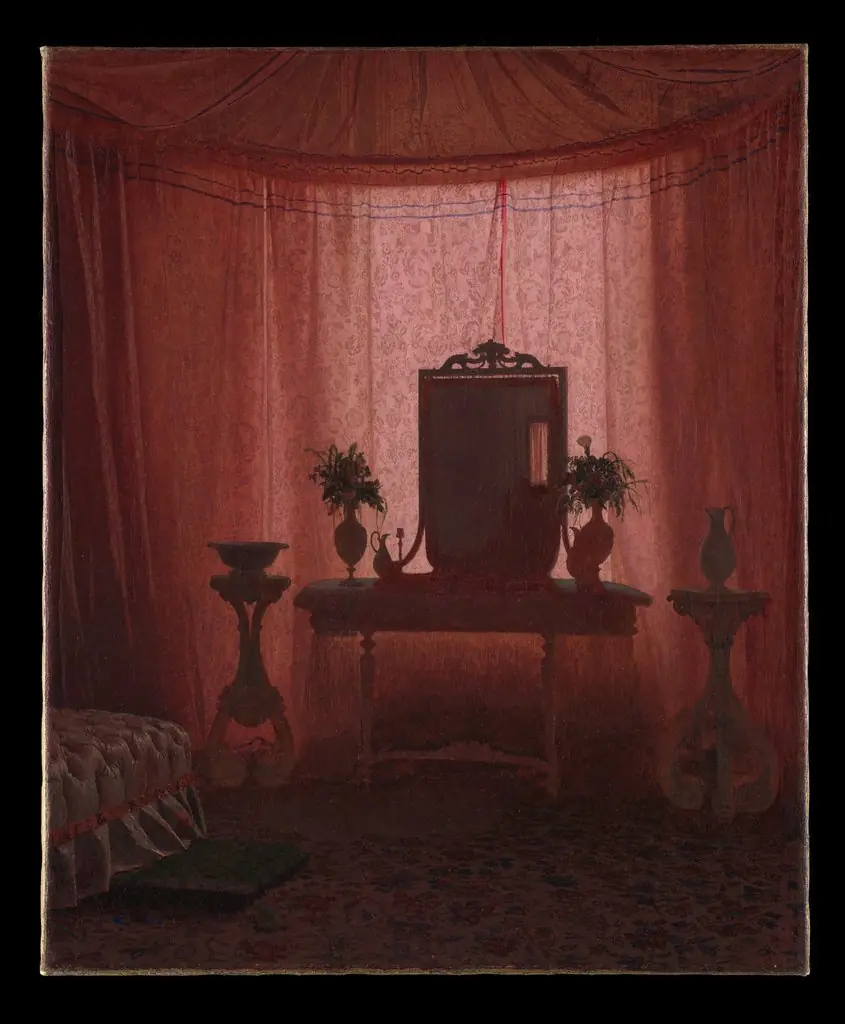 A Bedroom in Bernstorff Palace near Copenhagen