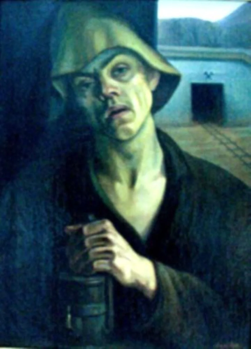 Portret de miner, by Lazăr Zin, unspecified, 1928