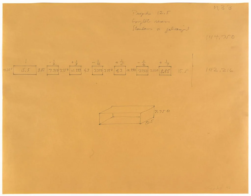 Untitled, by Donald Judd, paint, 1972