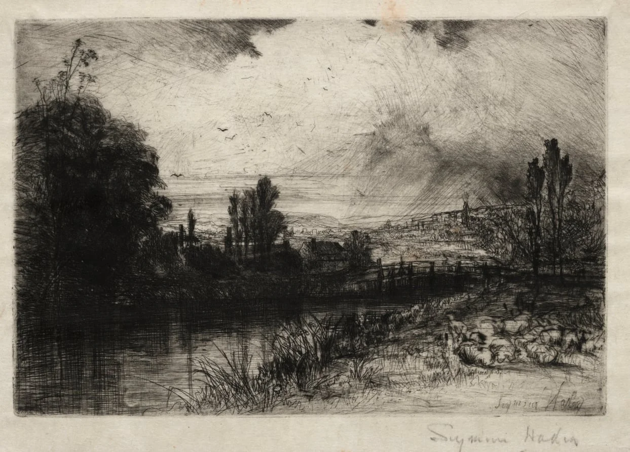 On the Test, by Francis Seymour Haden, 1859