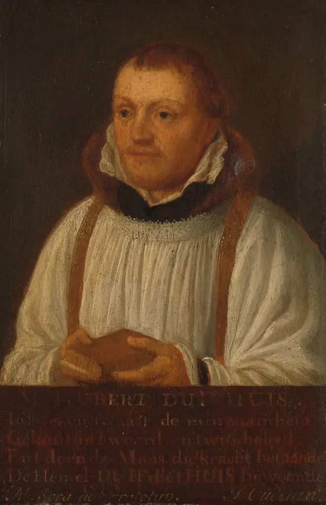 Portrait of Huybert Duyfhuys, Minister of St Jacobskerk in Utrecht