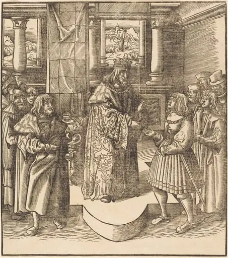 The Old White King Sending His Messengers to Portugal