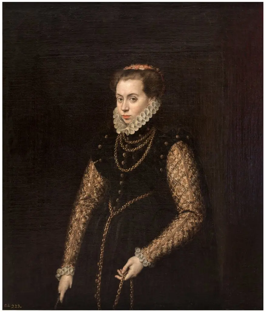 Lady with Gold Chains