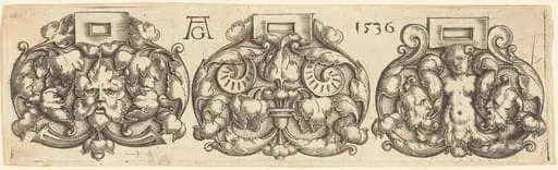 Three Buckles of Girdles Side by Side