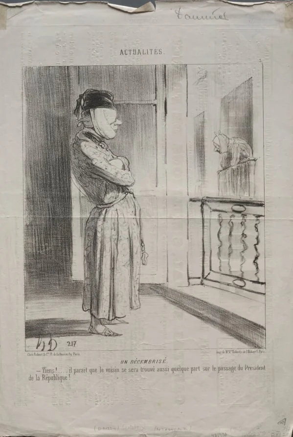 A Decemberist, by Honoré Daumier, 1850
