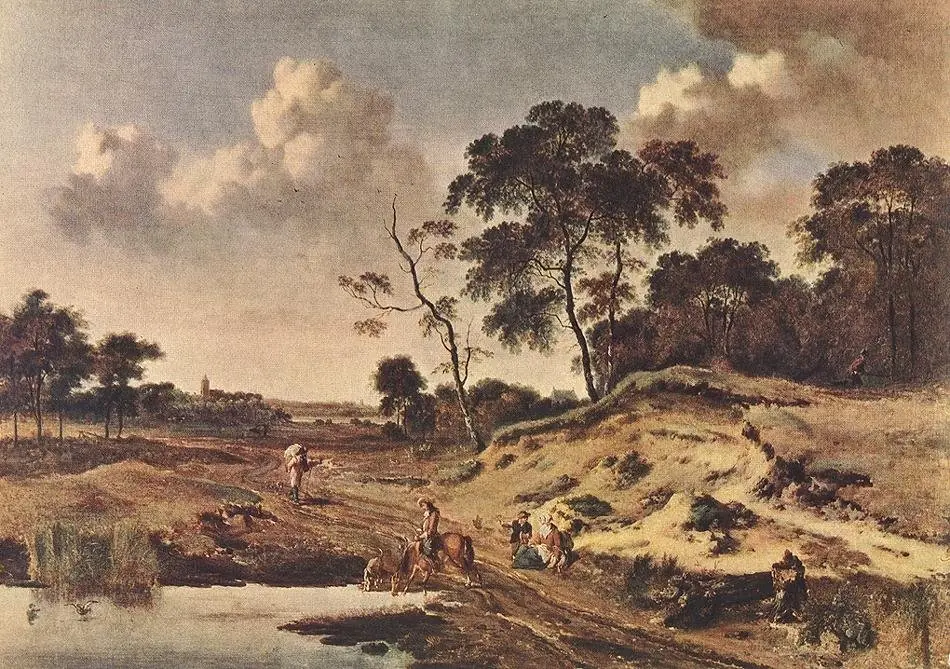 Landscape with Sandy Slope