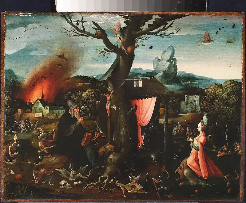 Temptation of St. Anthony (Jacobus de Voragine, Legenda aurea, Vitae Patrum)