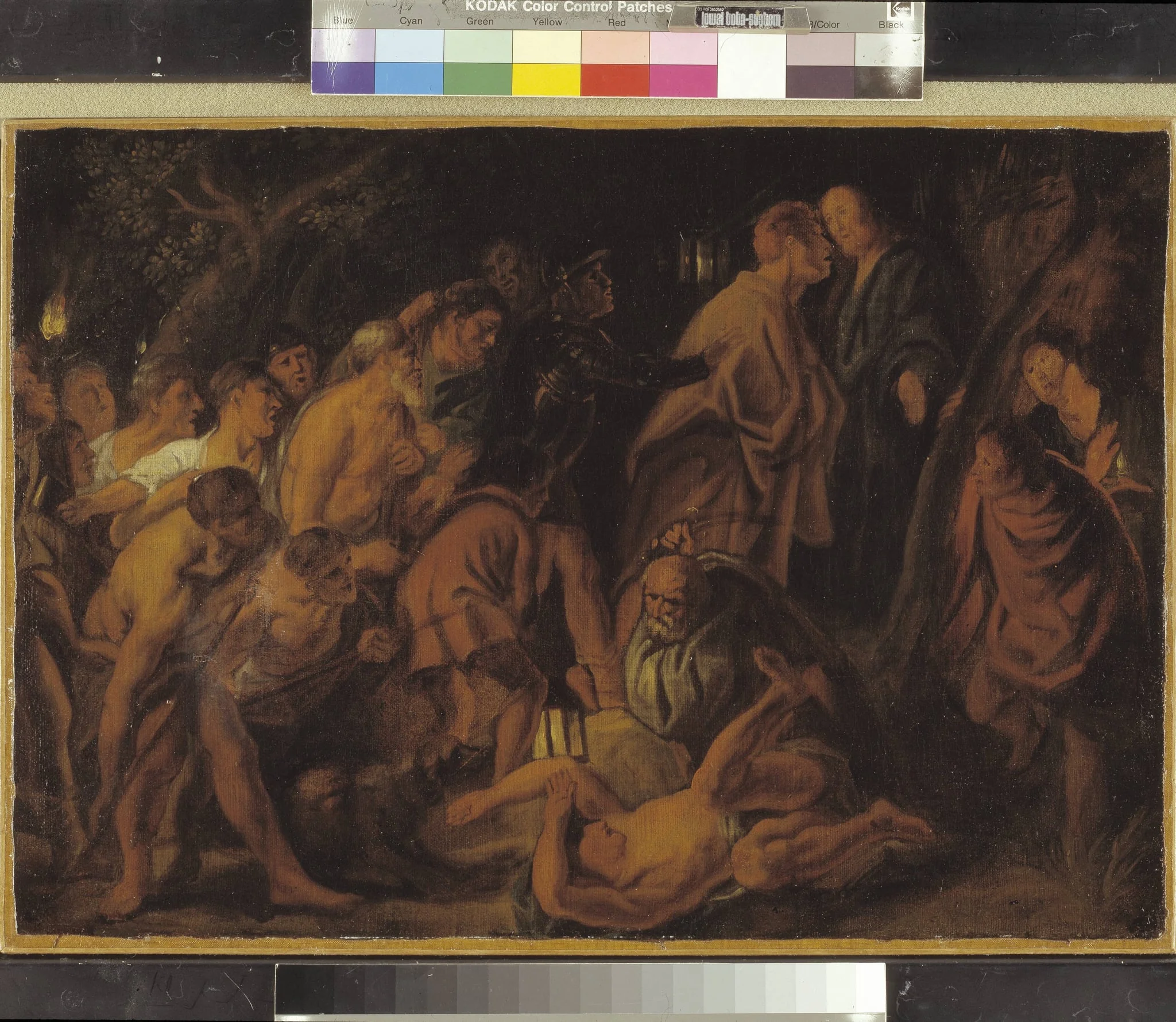 The Betrayal and Arrest of Christ in Gethsemane, by Unknown, 1624