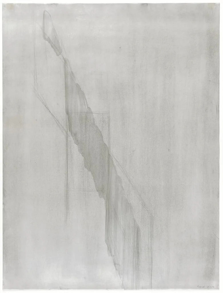 Untitled, by Christopher Wilmarth, graphite, 1976
