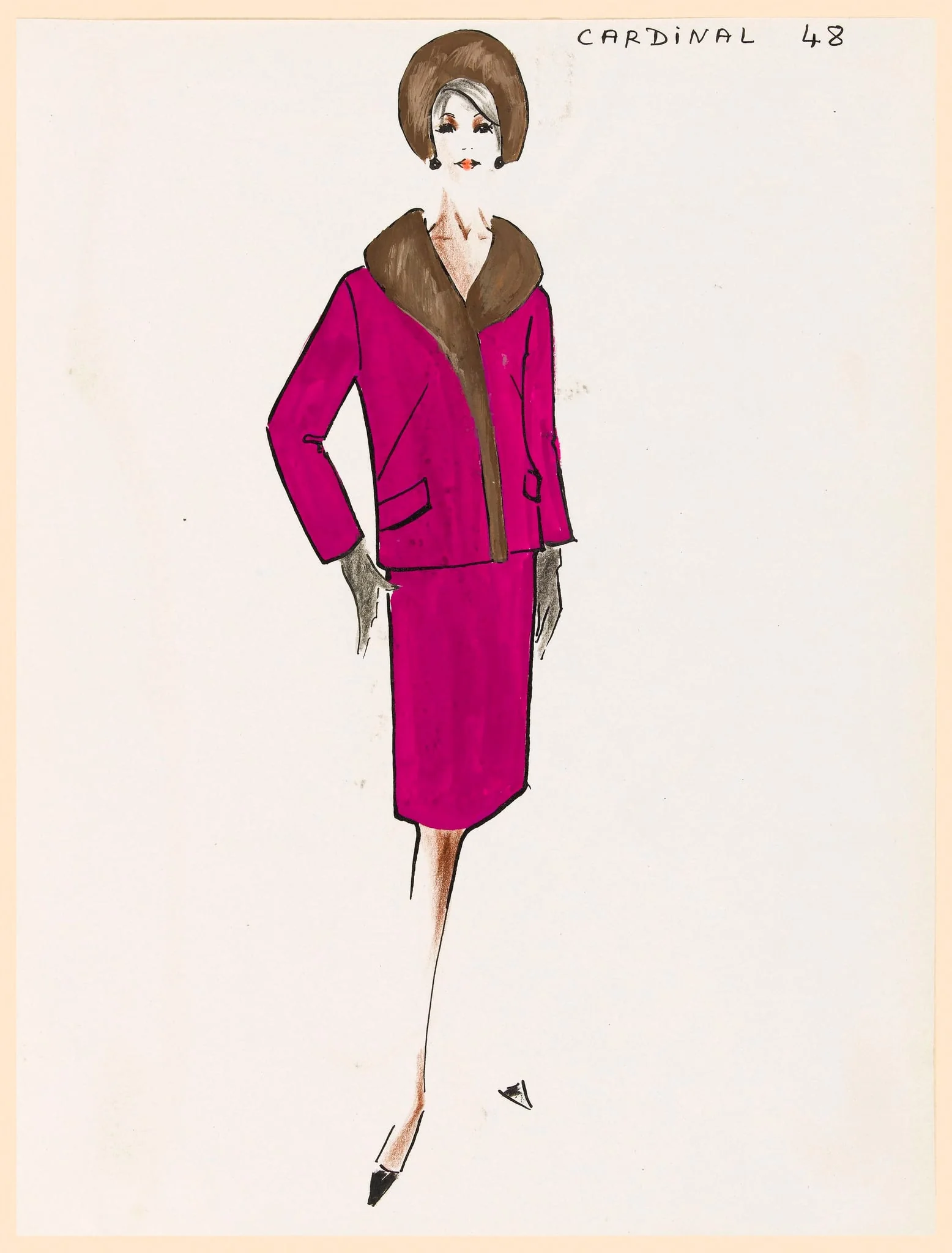 Cardinal, by Carven, 1962