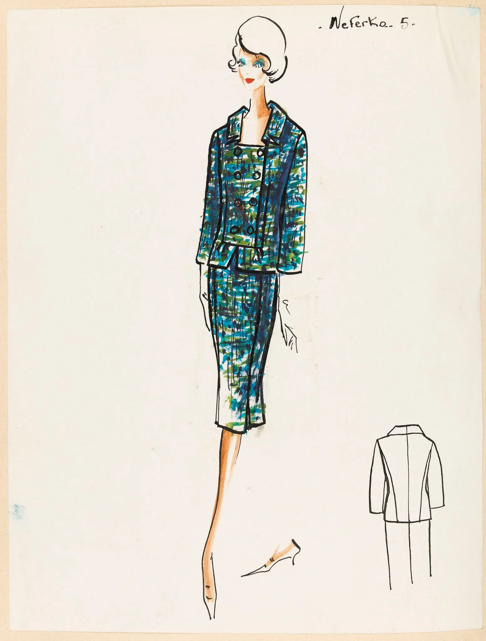 Neferka, by Carven, 1959