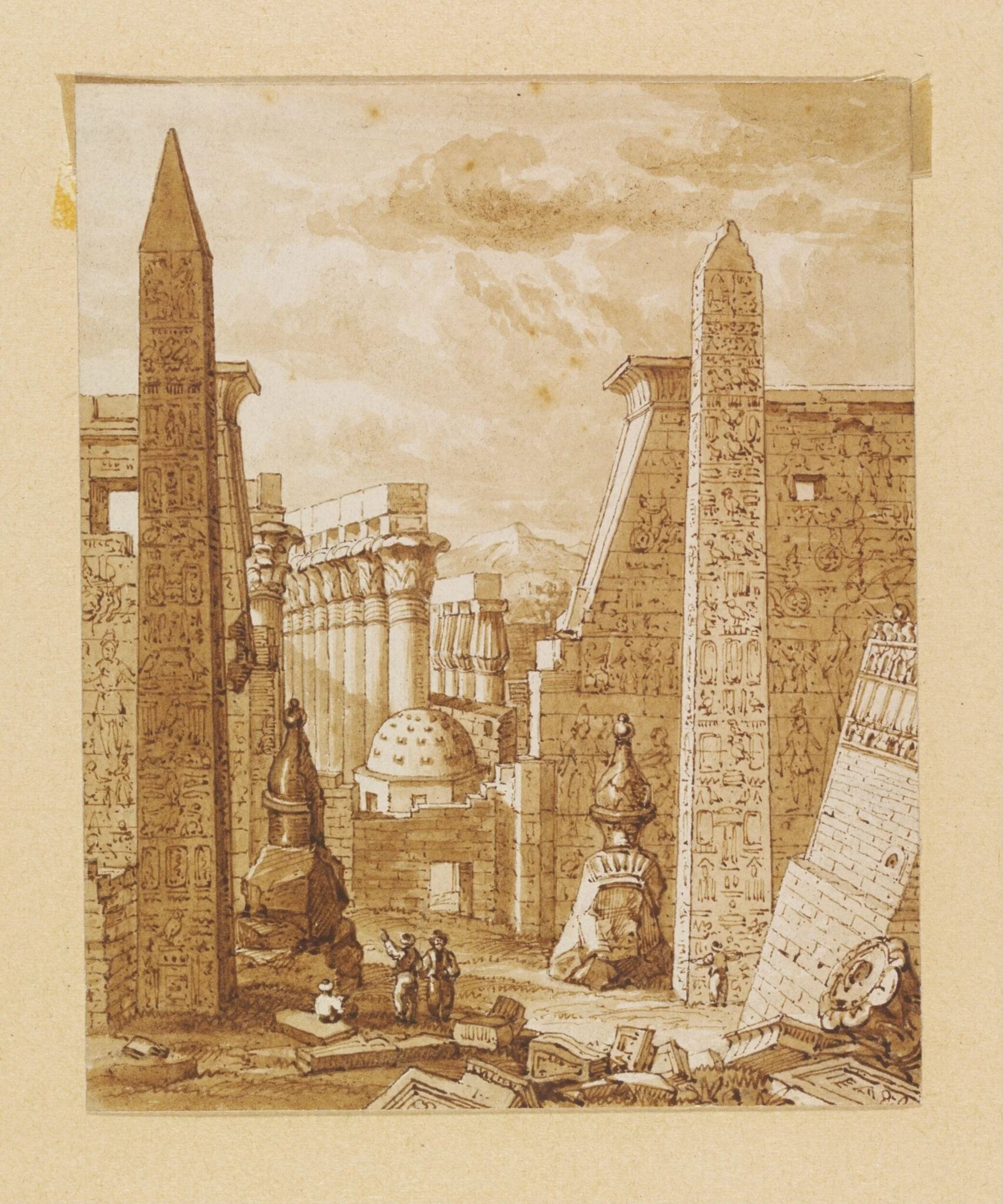 Entry of Palace of Luxor, formerly Thebes