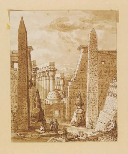 Entry of Palace of Luxor, formerly Thebes