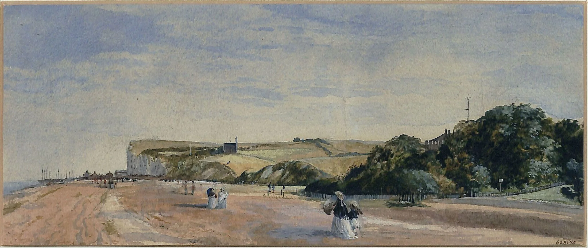 Walmer Castle, from the beach