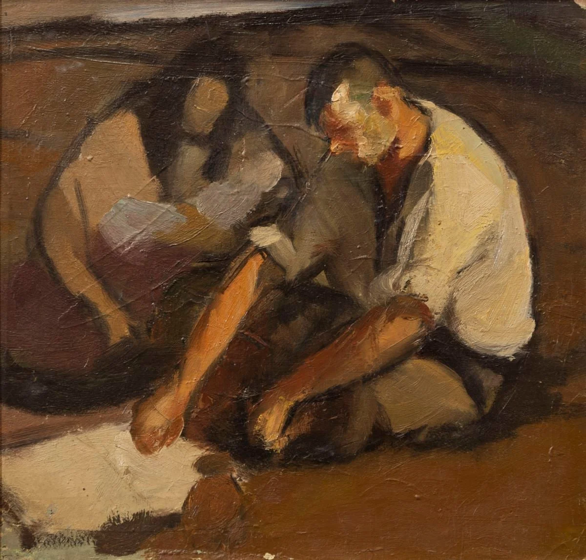 Popas (studiu), by Corneliu Baba, 1951