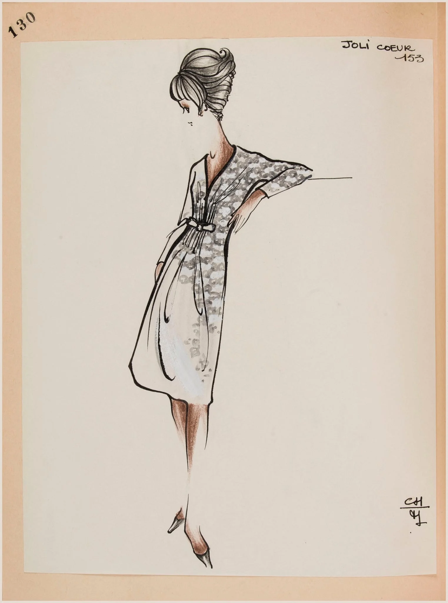 Joli Coeur, by Carven, 1963