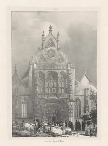 Façade de l'Église de Brou (Facade of the Church at Brou)