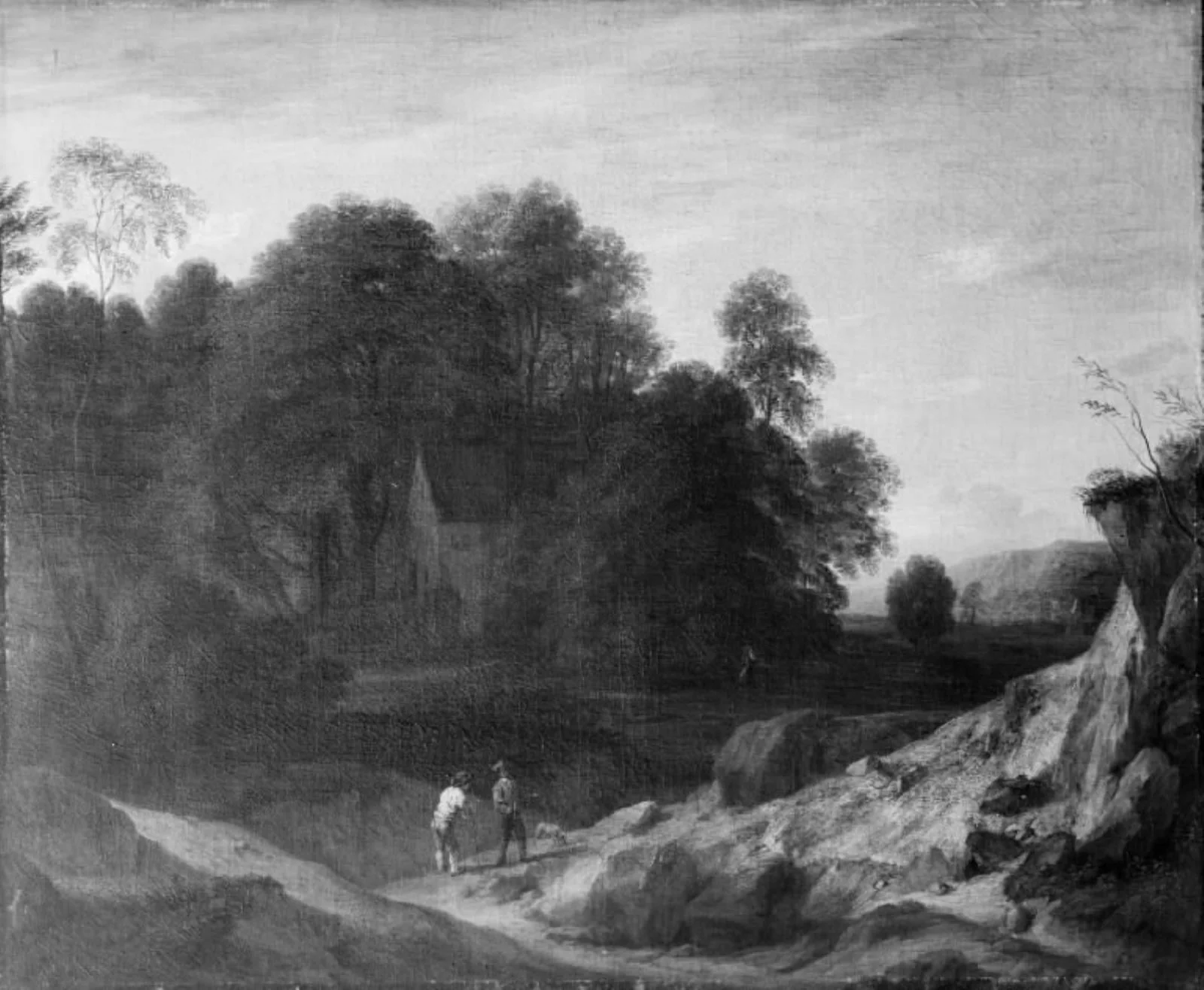 Landscape, by Unknown, unspecified, 1750