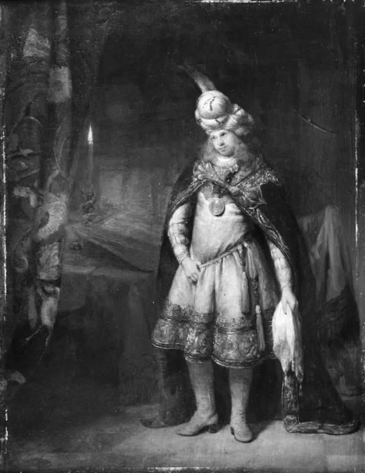 Joseph Crying in his Chamber after Having Seen his Brother Benjamin Again, by Unknown, 1685