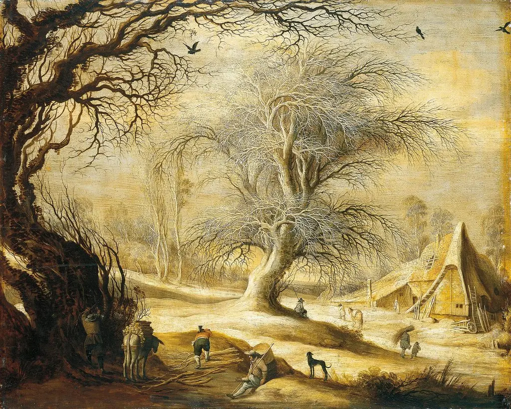Winter Landscape with Woodcutters