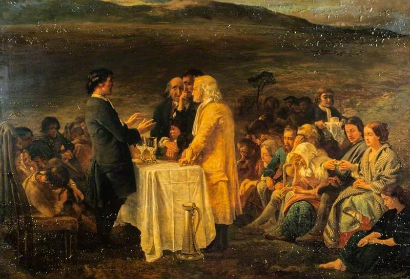 The Covenanters' Communion, by George Harvey, oil, 1840