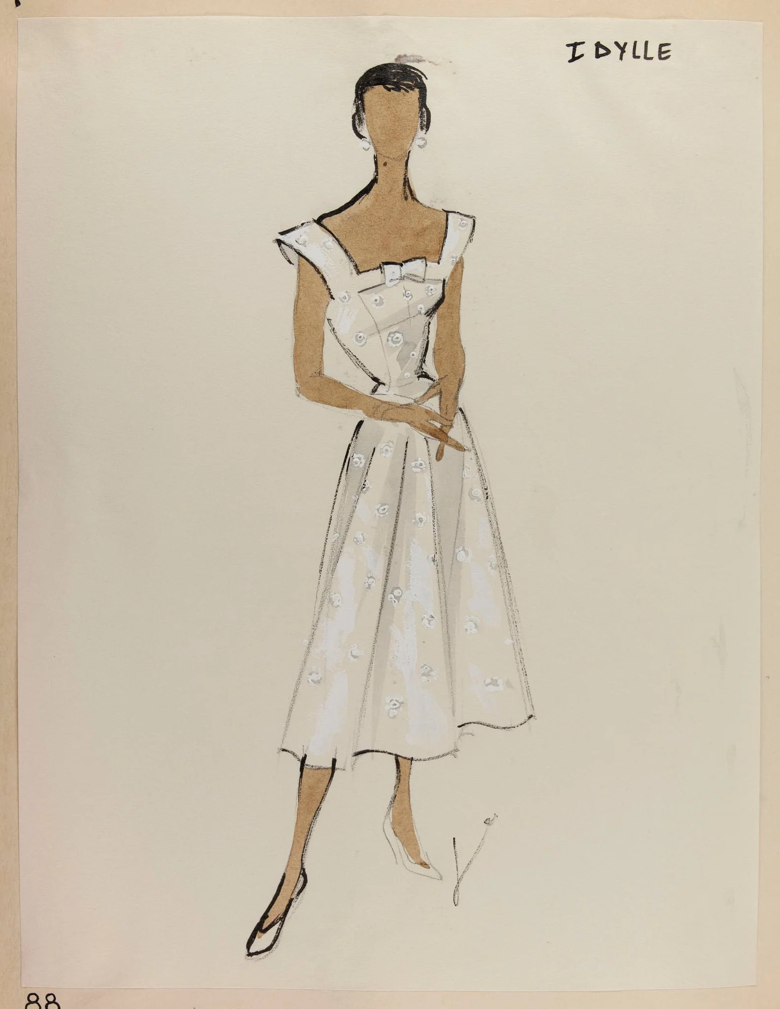 Idylle, by Carven, 1952
