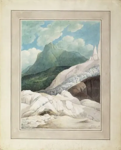 The Source of the Arveiron, with Mont Blanc in the Background