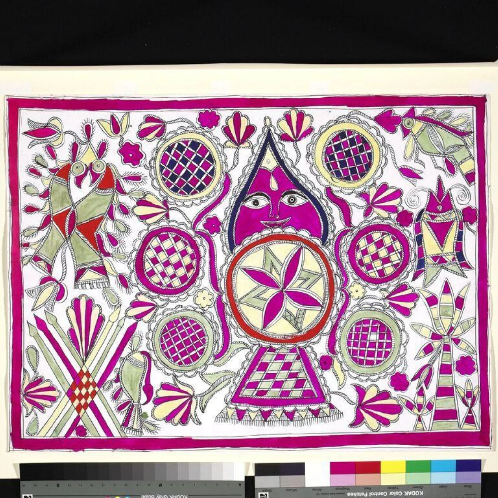 Untitled, by Ukha Devi, paint, 13