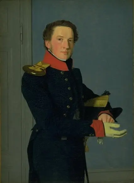 Portrait of the Naval Lieutenant D. Christen Schifter Feilberg