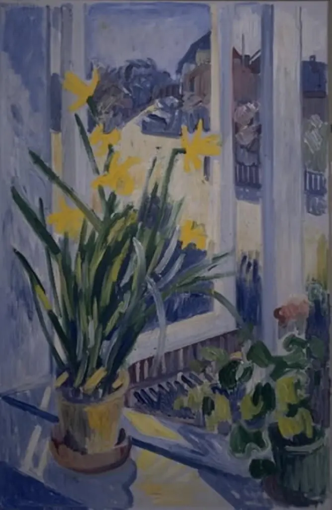Daffodils in a Window