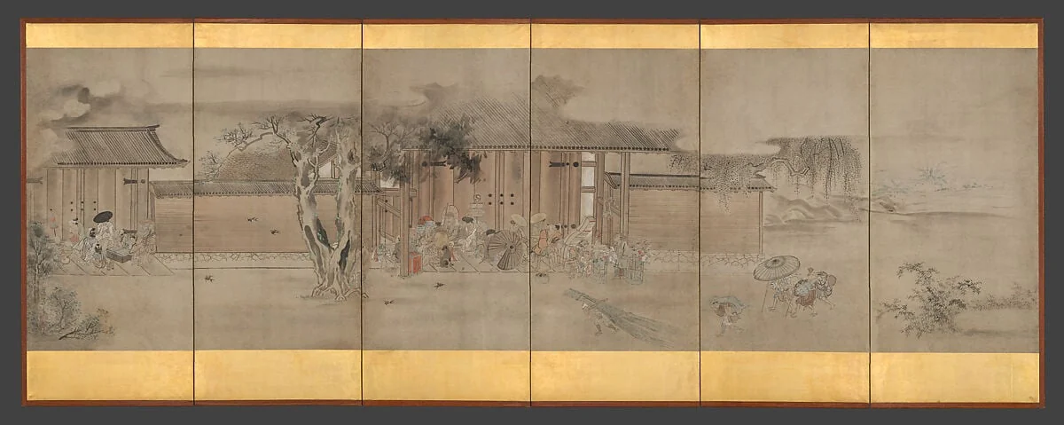 Untitled, by Hanabusa Itchō, ink, 1709