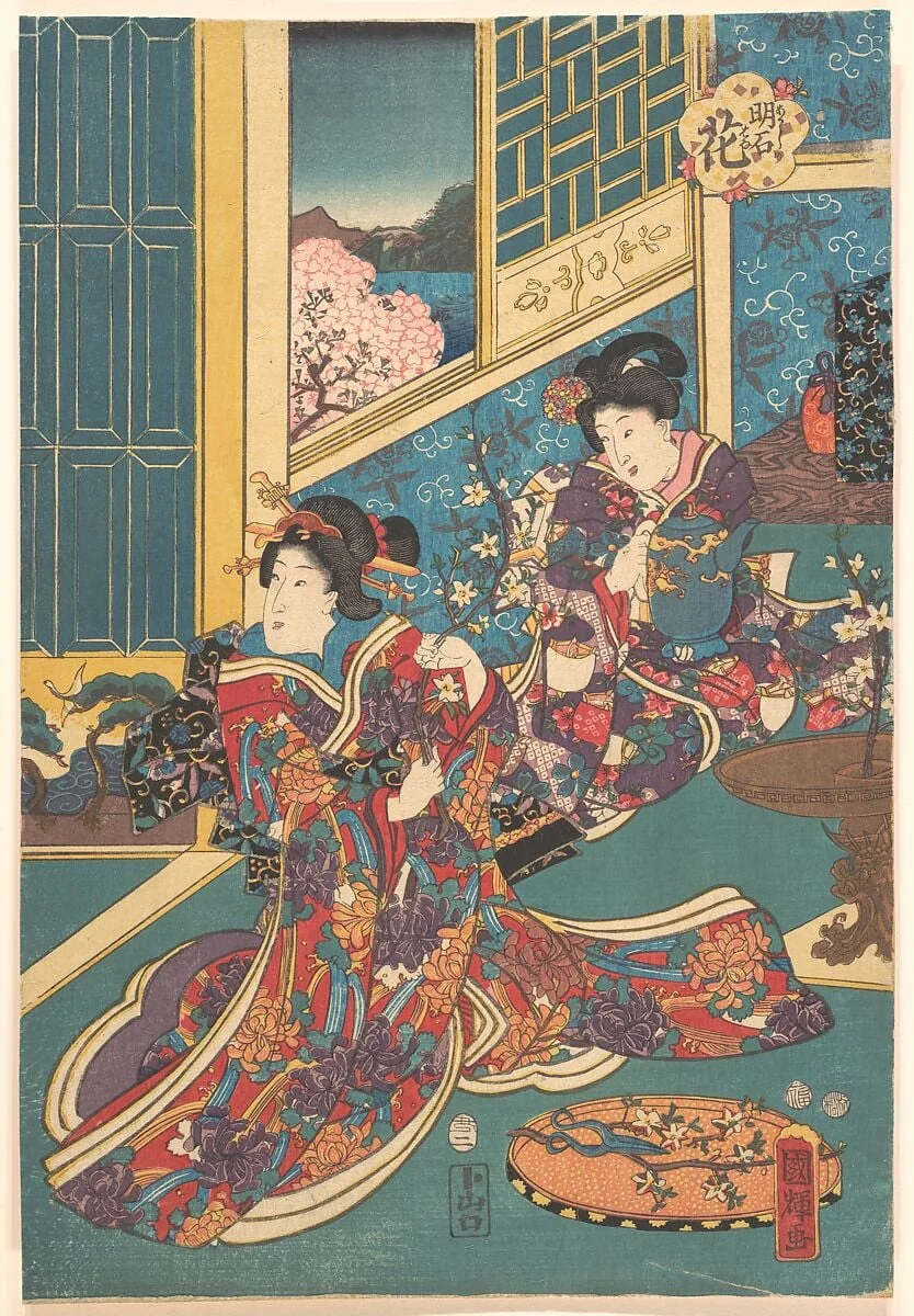 Untitled, by Utagawa Kuniteru, ink, 1853