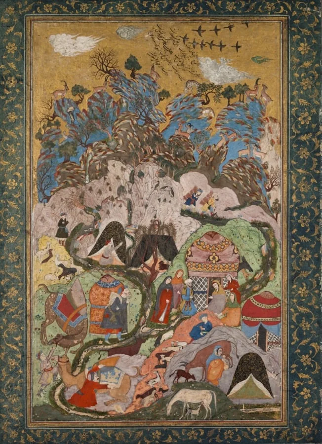 Encampment in the Mountains, by Unknown, unspecified, 1650