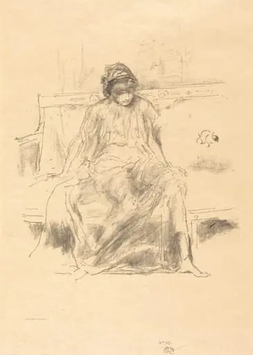 The Draped Figure, Seated