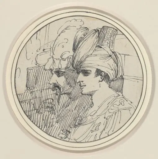 Two Oriental Heads