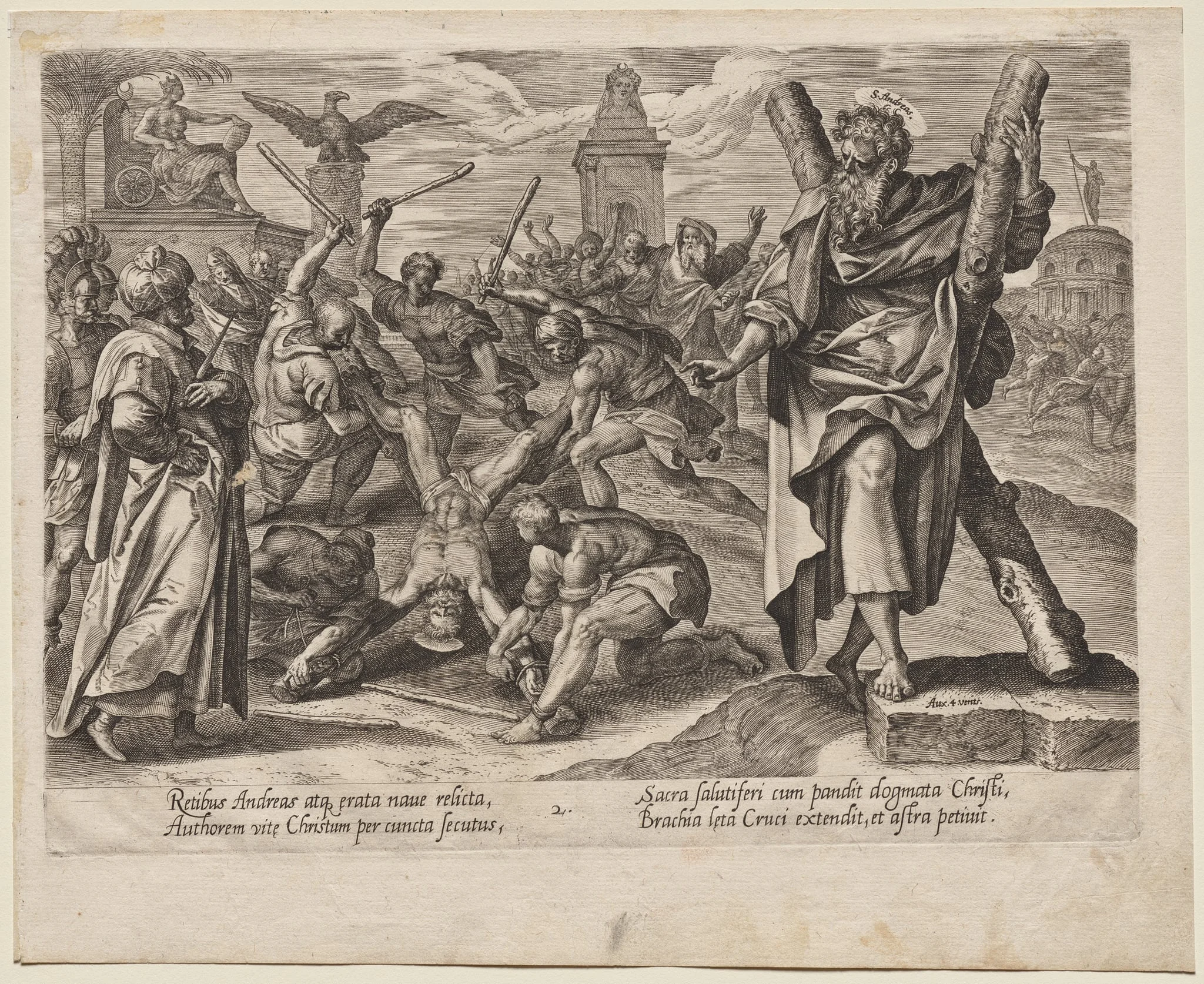 St. Andrew, by Hendrik Goltzius, 1578