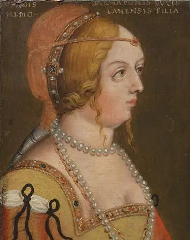 Portrait of Viridis Visconti (1352–1414)