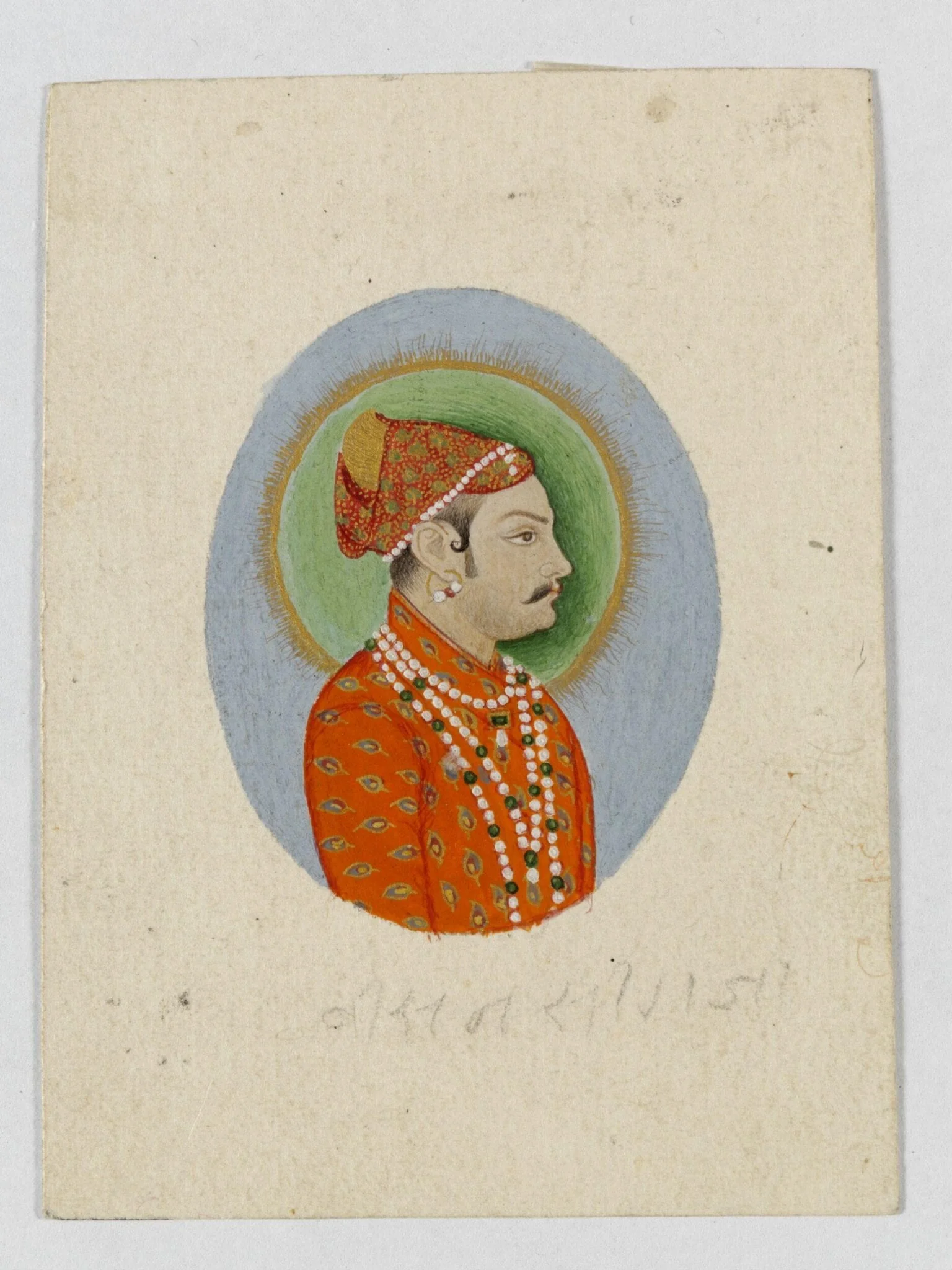 Maharaja Bishan Singh, by Unknown, paint, 1890