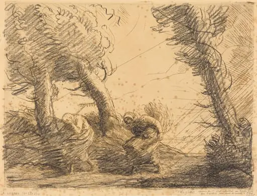 Harvesters Surprised by the Storm (Moissoneuses surprises par l'orage)