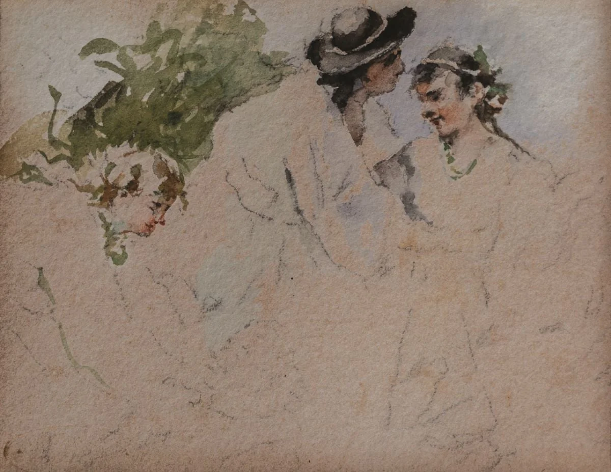 Figuri de țărani, by Theodor Aman, unspecified, 1890