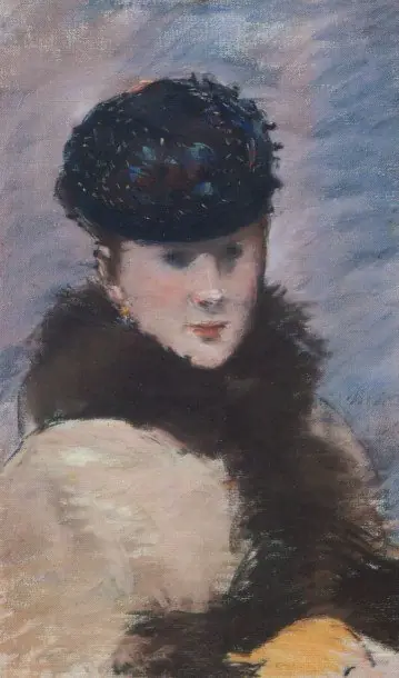 Méry Laurent Wearing a Small Toque
