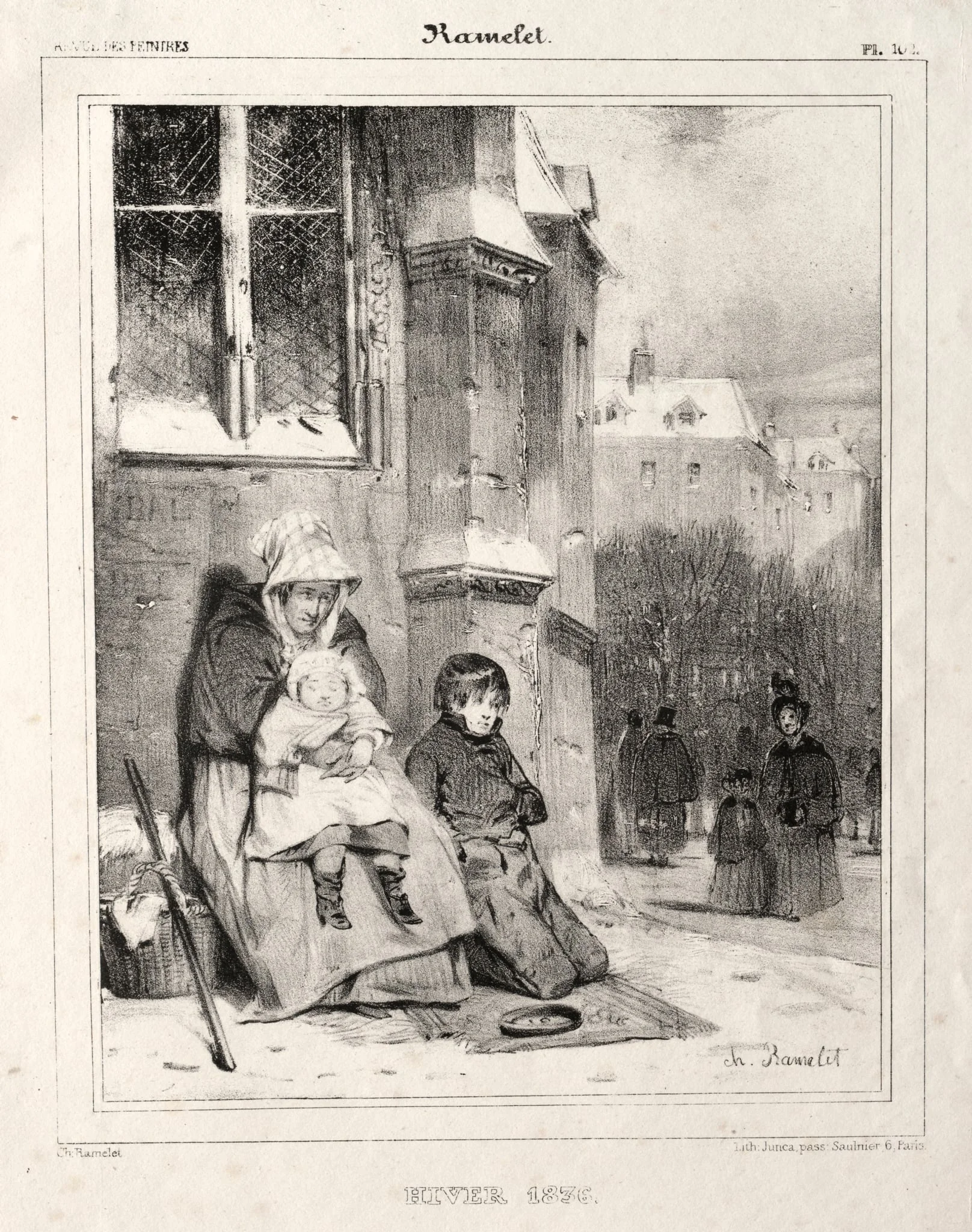 Winter, by Charles Ramelet, 1836