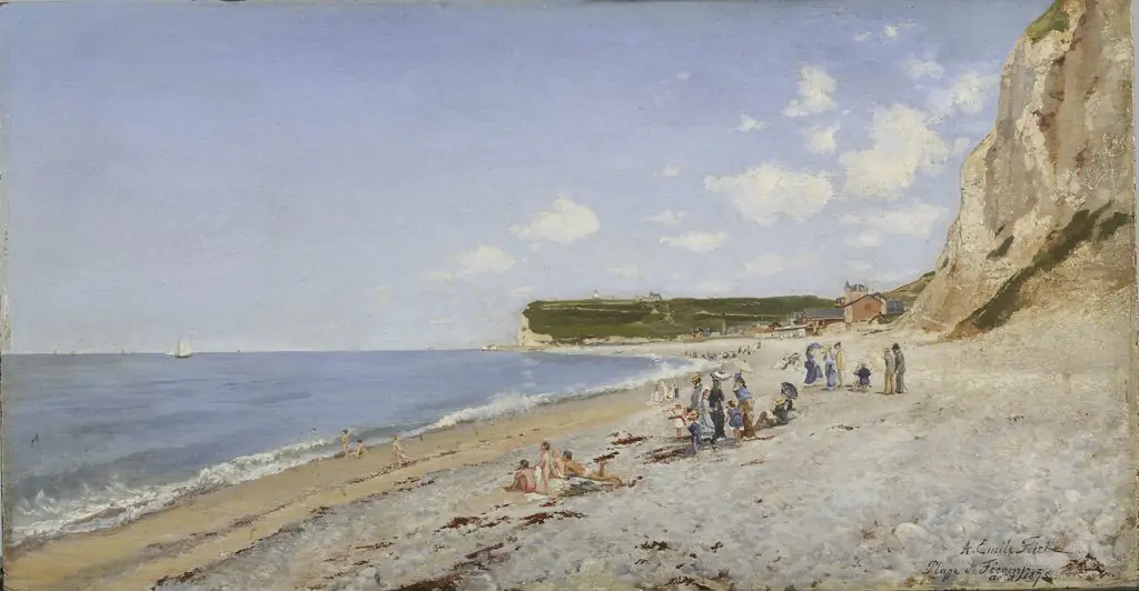 The Beach at Fécamp